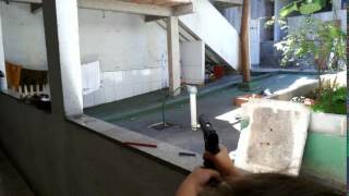 Tiro de AirSoft Colt-1911 - Alvo - Cabo do Rodo