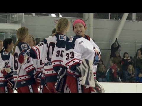 First Ever Women S Ice Hockey League In The Us With Nana Fujimoto アメリカの女子プロ アイスホッケーリーグで活躍する藤本那菜選手 Youtube