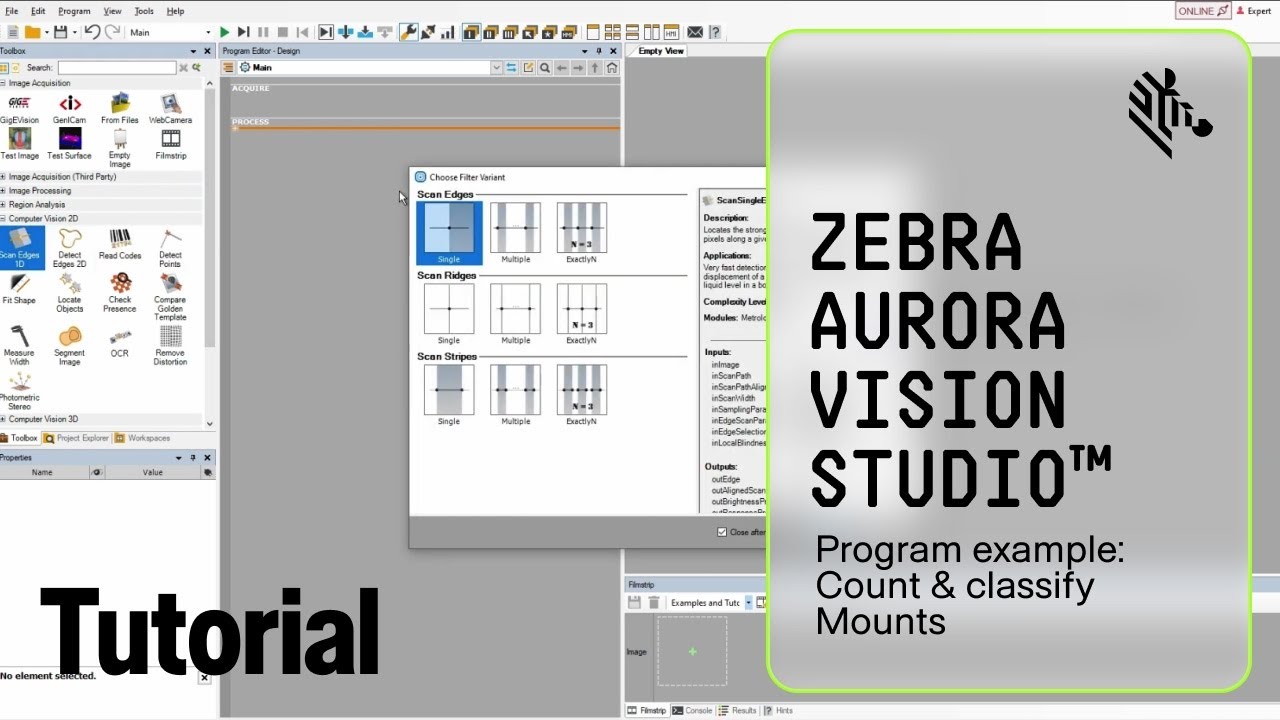 Program example count classify mounts zebra youtube