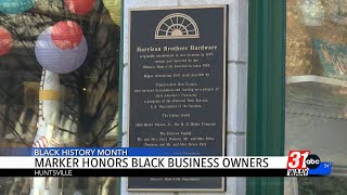 Marker Honors Black Business Owners