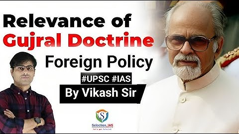 What is Gujral Doctrine #upsccurrentaffairs #upscprelims #upscexam #dailycurrentaffairs