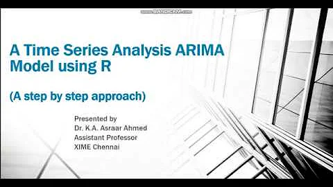 Time Series Analysis-ARIMA Model using R software : A step by step approach