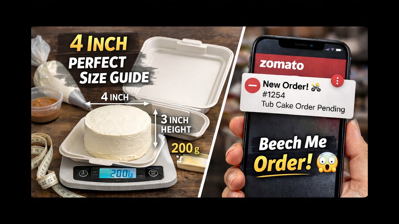 Bento Cake Banana Easy Hai… Par Zomato Order Beech Me Aa Jaye To? | Perfect Measurement Guide
