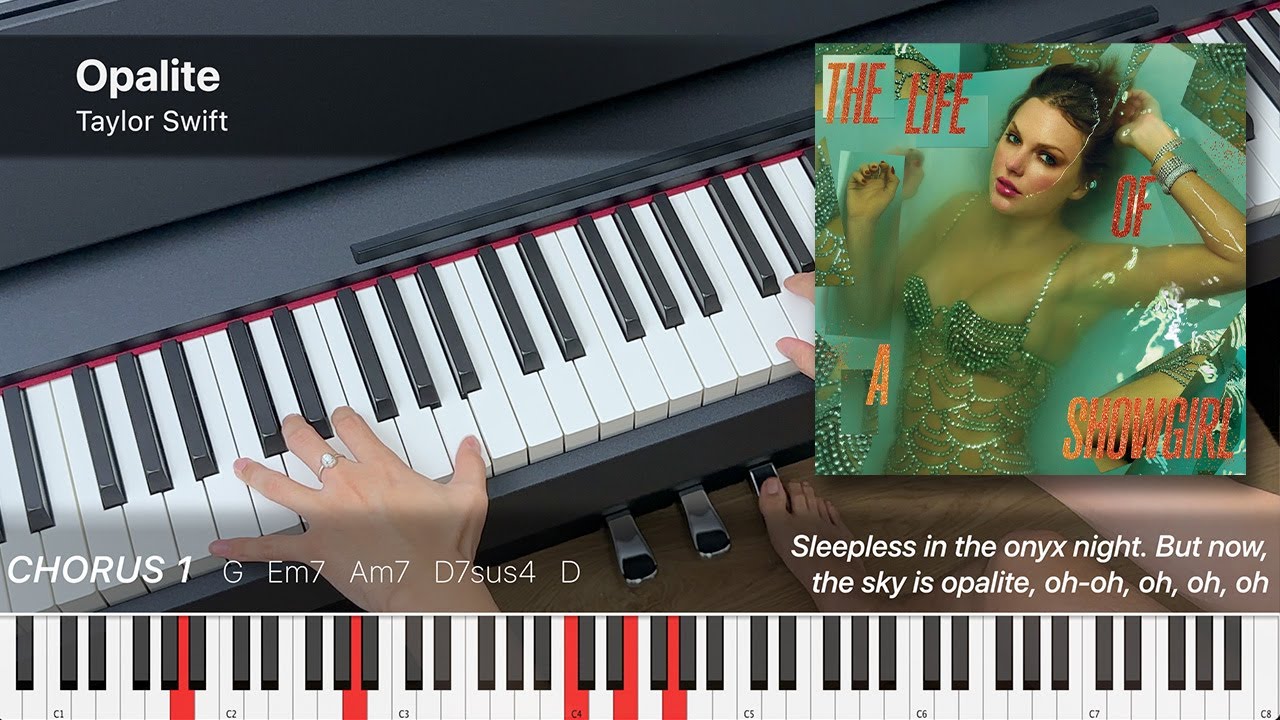 Piano Chords: Opalite (from 