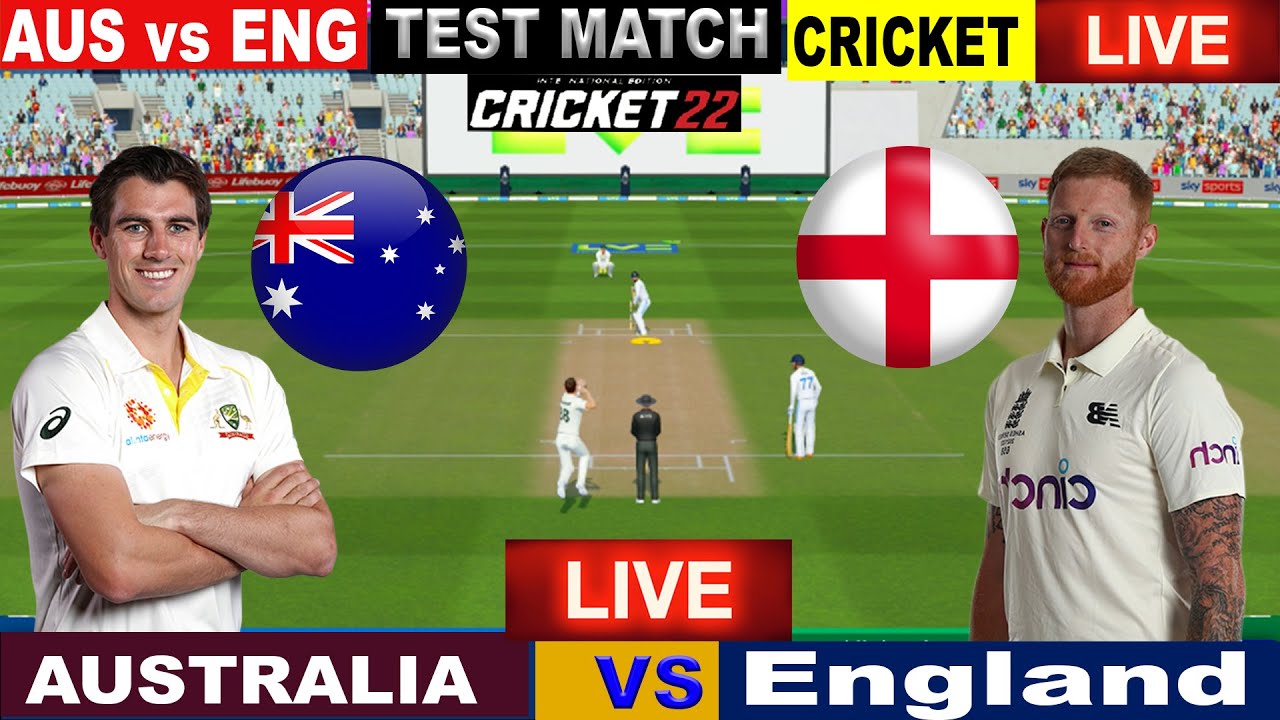 🔴Live cricket match today - LIVE Australia vs England - The Ashes 2023 live aus vs eng-Cricket 22 76