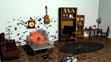 Maya Dynamics Explosion