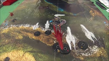 Dropfleet Commander Battle Report #1 - UCM vs. Scourge Starter Boxes