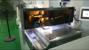 Fully automatic multi-core cable crimping and wearing heat-shrinkable tube machine