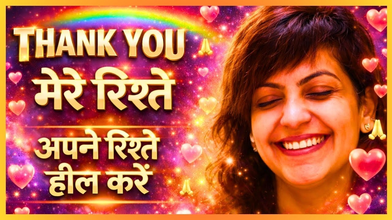 Miracle Healing For All Relationships: Emotional Thank You Song (Hindi Lyrics)