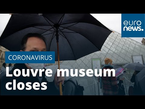 Louvre museum closes over workers' coronavirus fears