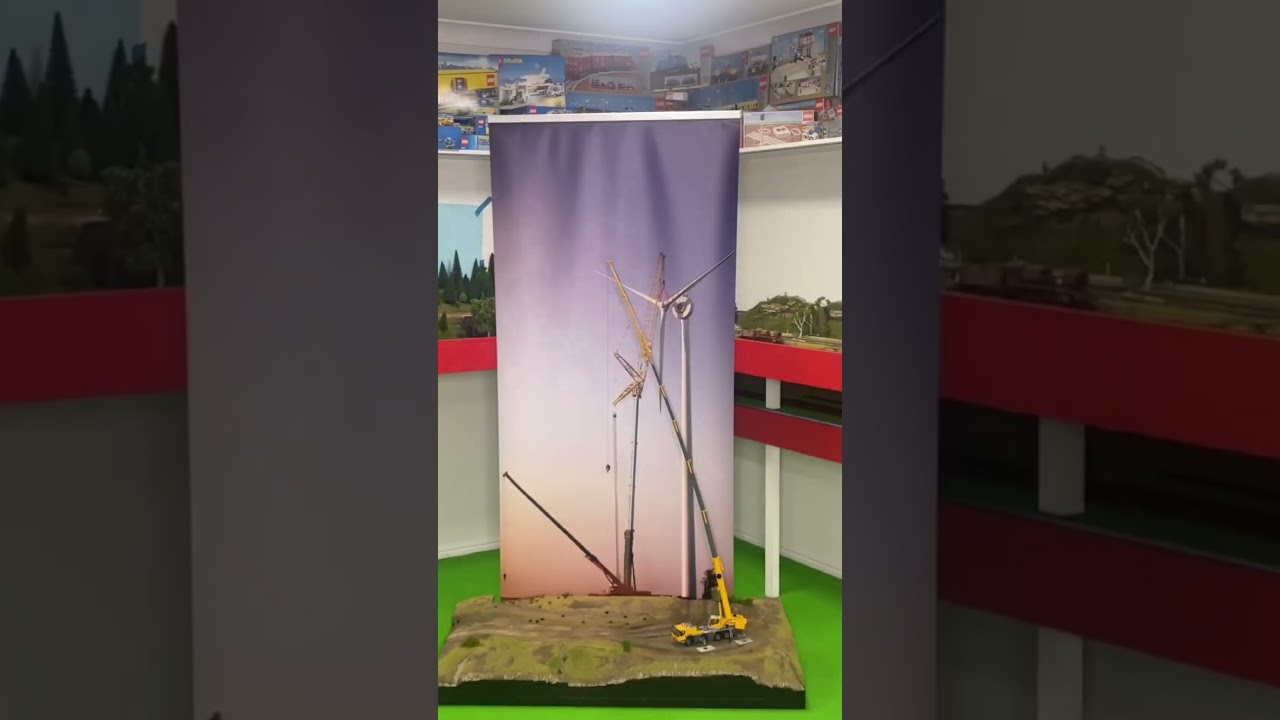 Model Crane Diorama Liebherr LTM 1070 