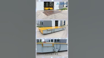 Hydraulic Lifting Transfer Cart #transfercart #materialhandling #machinetransport #factoryautomation