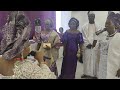 Eniola Alaga Iduro Mc introducing the Adebayo 's Family  to the Bride's Alaga ijoko  2021