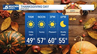 NBC 5 Forecast: A nice Thanksgiving, but wetter and colder down the road | NBCDFW