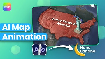 Forget After Effects – Nano Banana AI Map Animation SLAYS Motion Graphics!