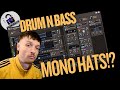 Phaseplant Drum n Bass - Mono hats! &amp; white noise filtering
