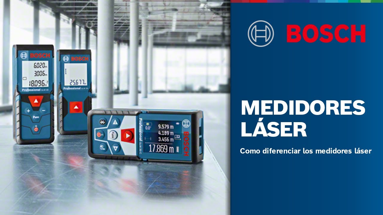 Medidores Bosch - Como diferenciar los medidores láser 