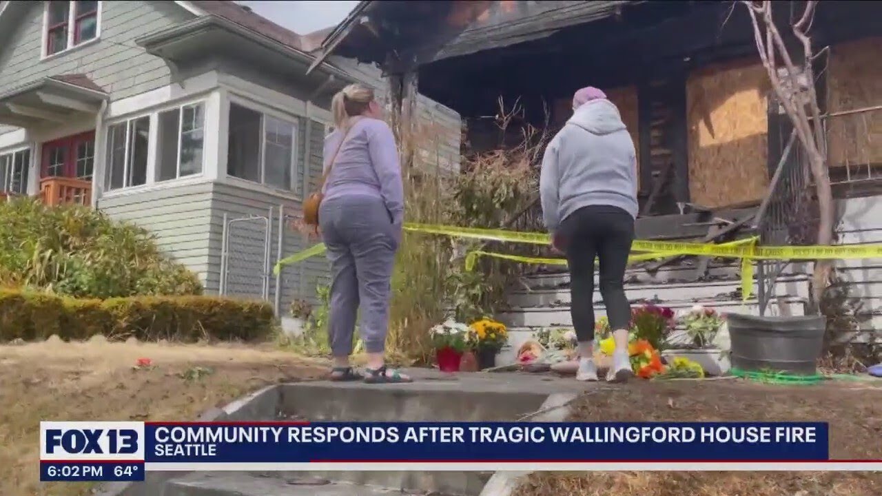 Community responds after tragic Wallingford house fire | FOX 13 Seattle ...