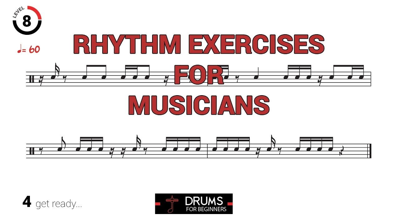 Rhythm Exercises For Musicians - 8 Levels Of Difficulty 🥁🎵 - YouTube