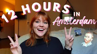 a day in amsterdam 🌷 bookstores, van gogh, and souvenirs [cc]