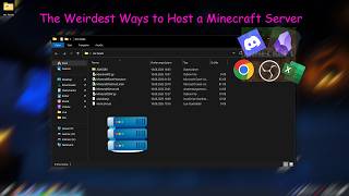 The Weirdest Ways to Host a Minecraft Server