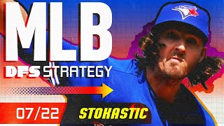 MLB DFS Strategy (Saturday 7/22/23) | DraftKings & FanDuel Daily Fantasy Baseball Picks & Lineups