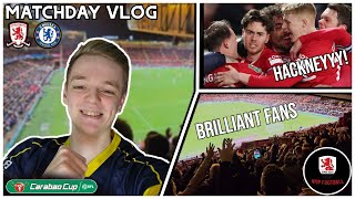 CHELSEA PUNISHED IN THE FIRST LEG!! | MIDDLESBROUGH 1-0 CHELSEA | MATCHDAY VLOG!!