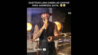 Gusttavo Lima chora ao cantar para Andressa Suita 😱