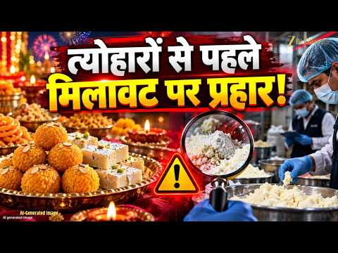 Diwali से पहले मिलावटखोरों पर बड़ा Action! Food Safety Alert