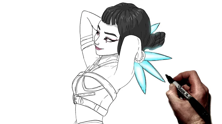 How To Draw Zoey | Step By Step | Kpop Demon hunters
