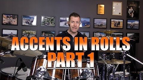 Drum Lessons - Accents Inside Rolls - Part 1