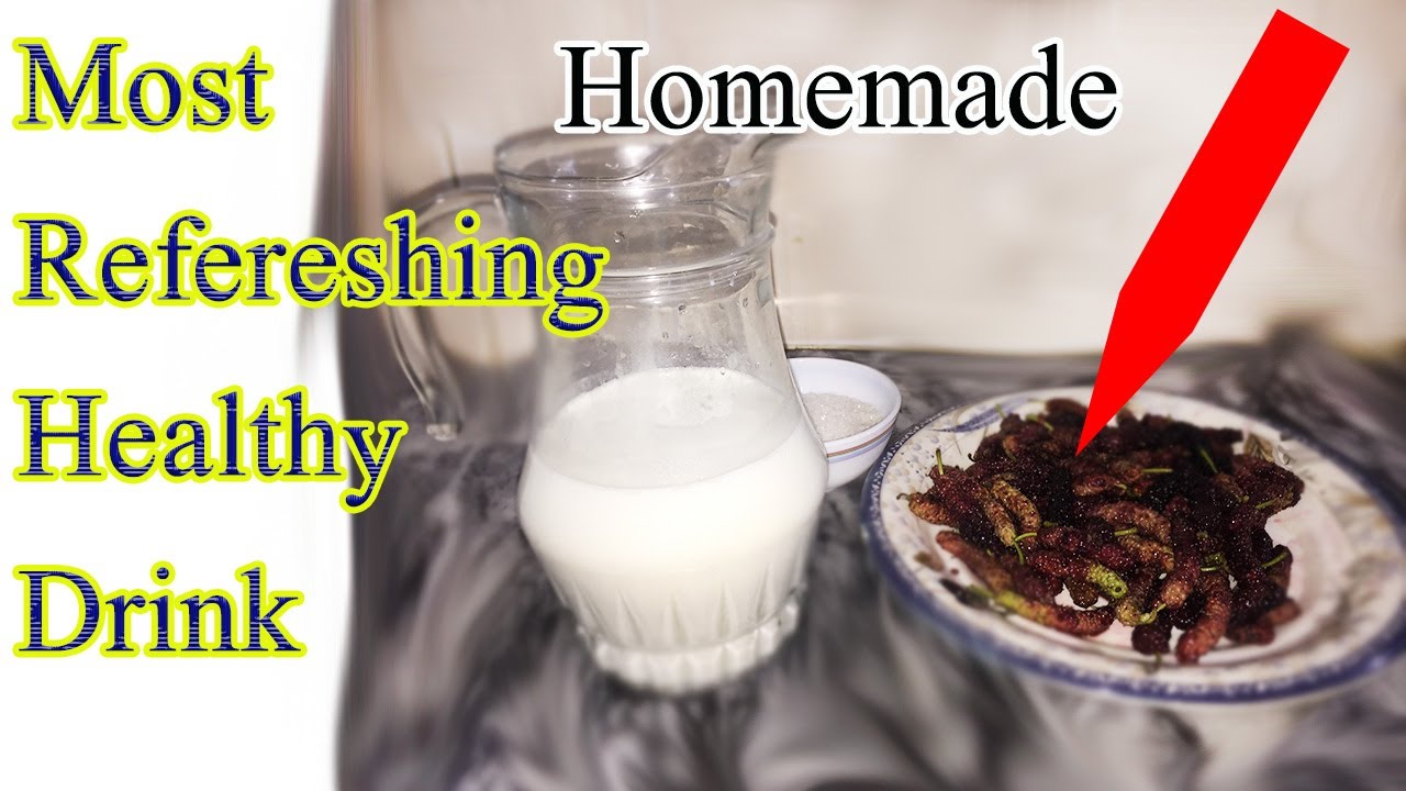 How to Make Mulberry shake | Shahtoot Milkshake by Desi Foodpedia