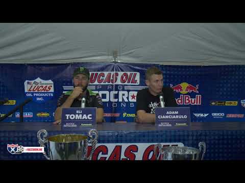 Racer X Films: Cianciarulo, Tomac and the 2019 Motocross Champion Press Conference