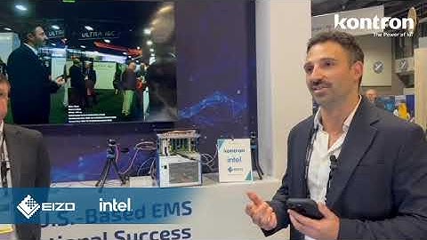 Kontron, Eizo, Intel TSN-enabled multi-camera video processing setup demo at AUSA 2025