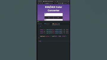 RGB/Hex Color Converter