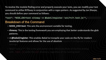 How to Solve the Cannot find module with **/*.test.js Error in Next.js Testing