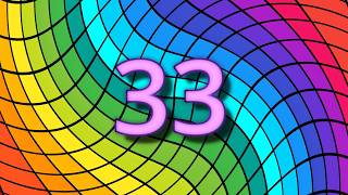 33 Second Countdown | Rainbow Colors