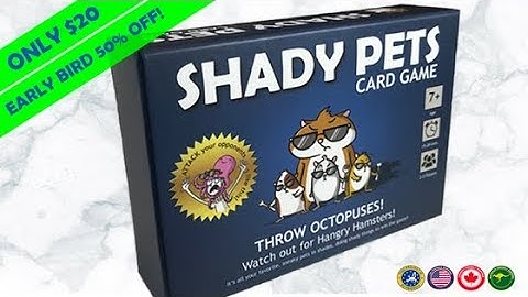 Shady Pets - Card Game