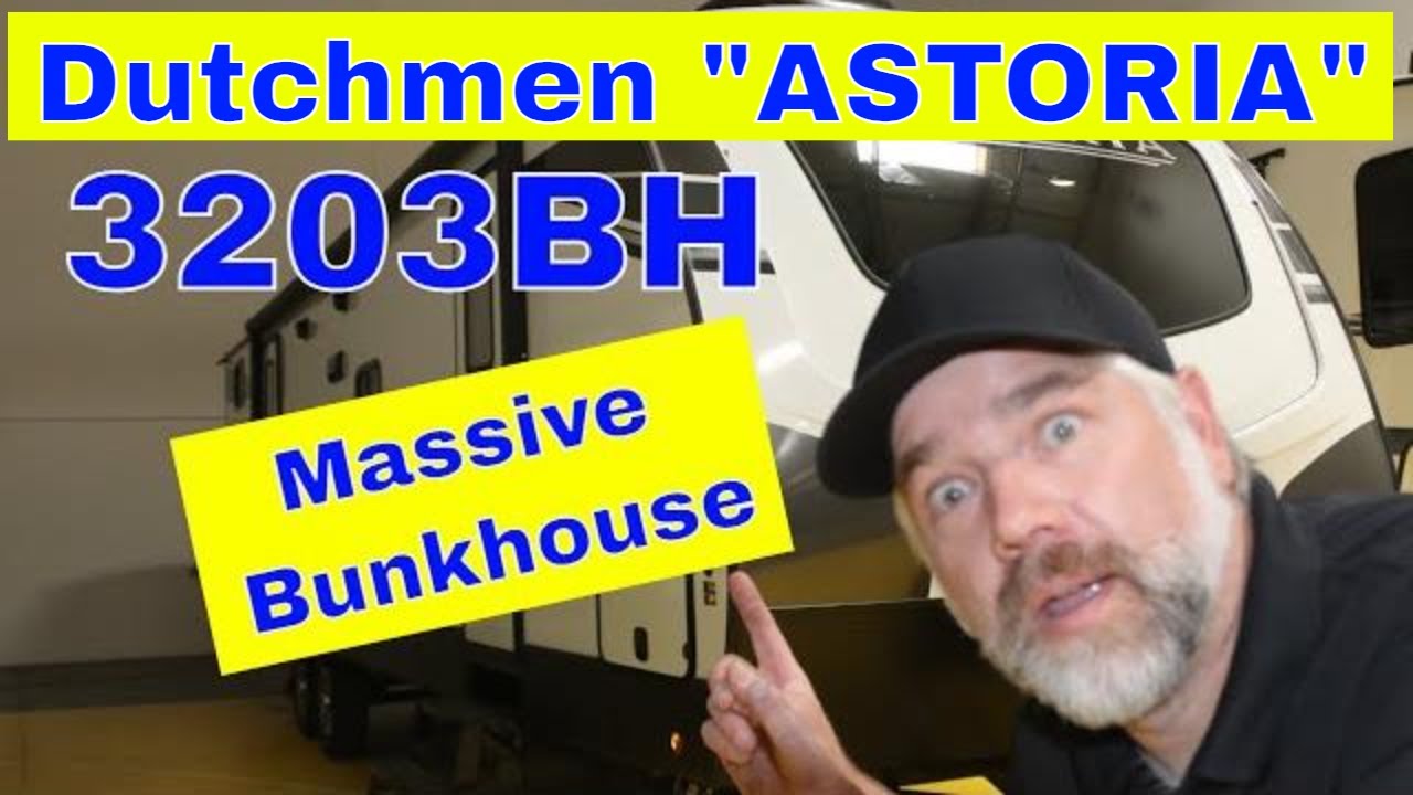 Dutchmen Astoria 3203BH, Massive Bunkhouse Travel Trailer