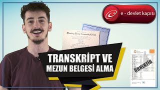 E-Devlet Mezun Belgesi Nasıl Alınır?