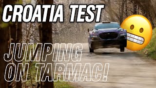 2022 Rally Croatia Jumping On Tarmac Raw Test Action