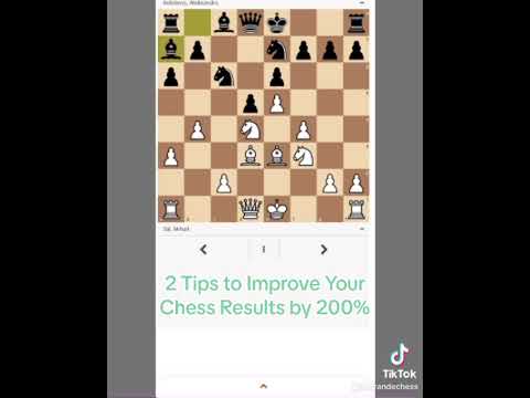 2 Tips to Improve Your chess results #shorts 