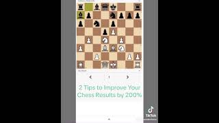 2 Tips to Improve Your chess results #shorts 