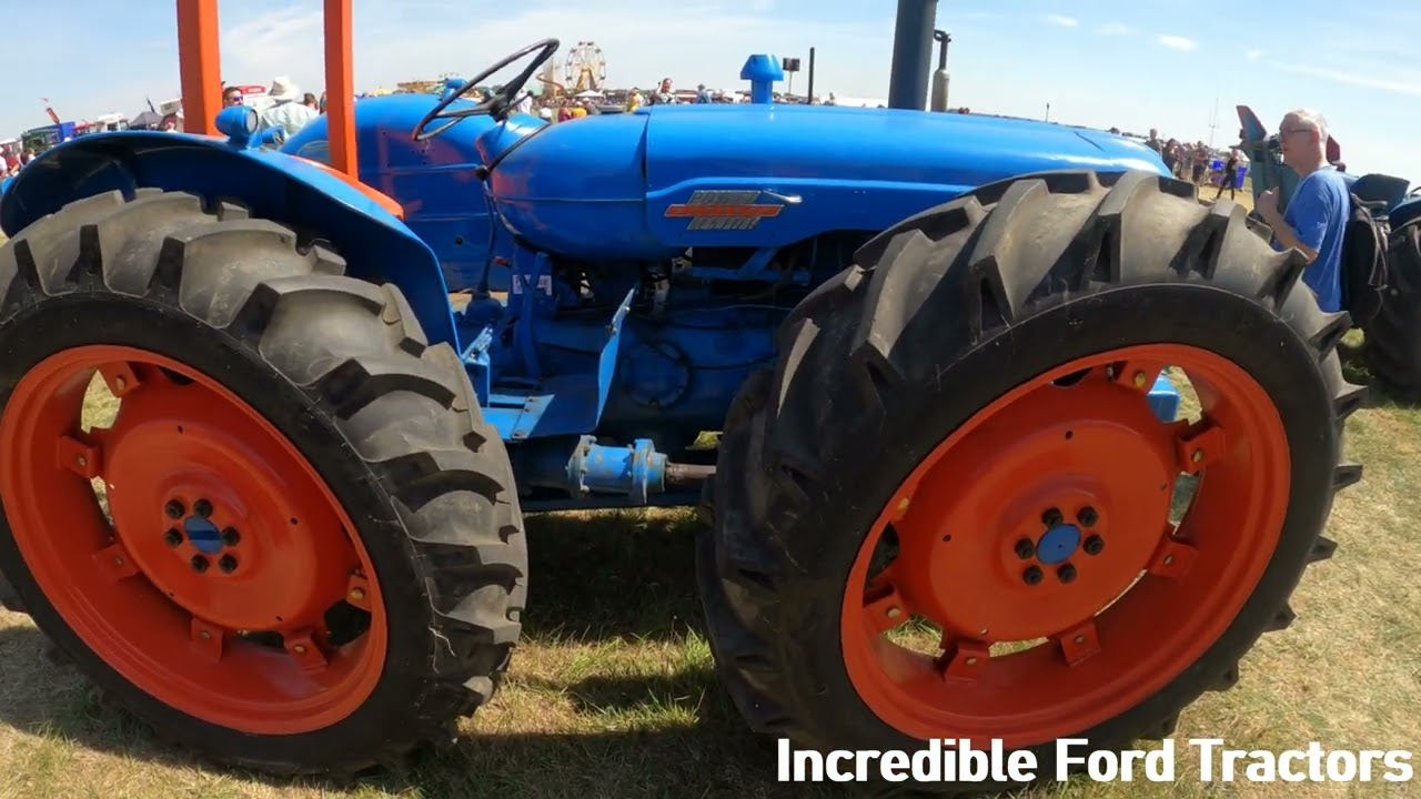 1959 County Fordson Power Major Super 4 4WD 3.6 Litre 4-Cyl Diesel Tractor (54 HP) Prototype