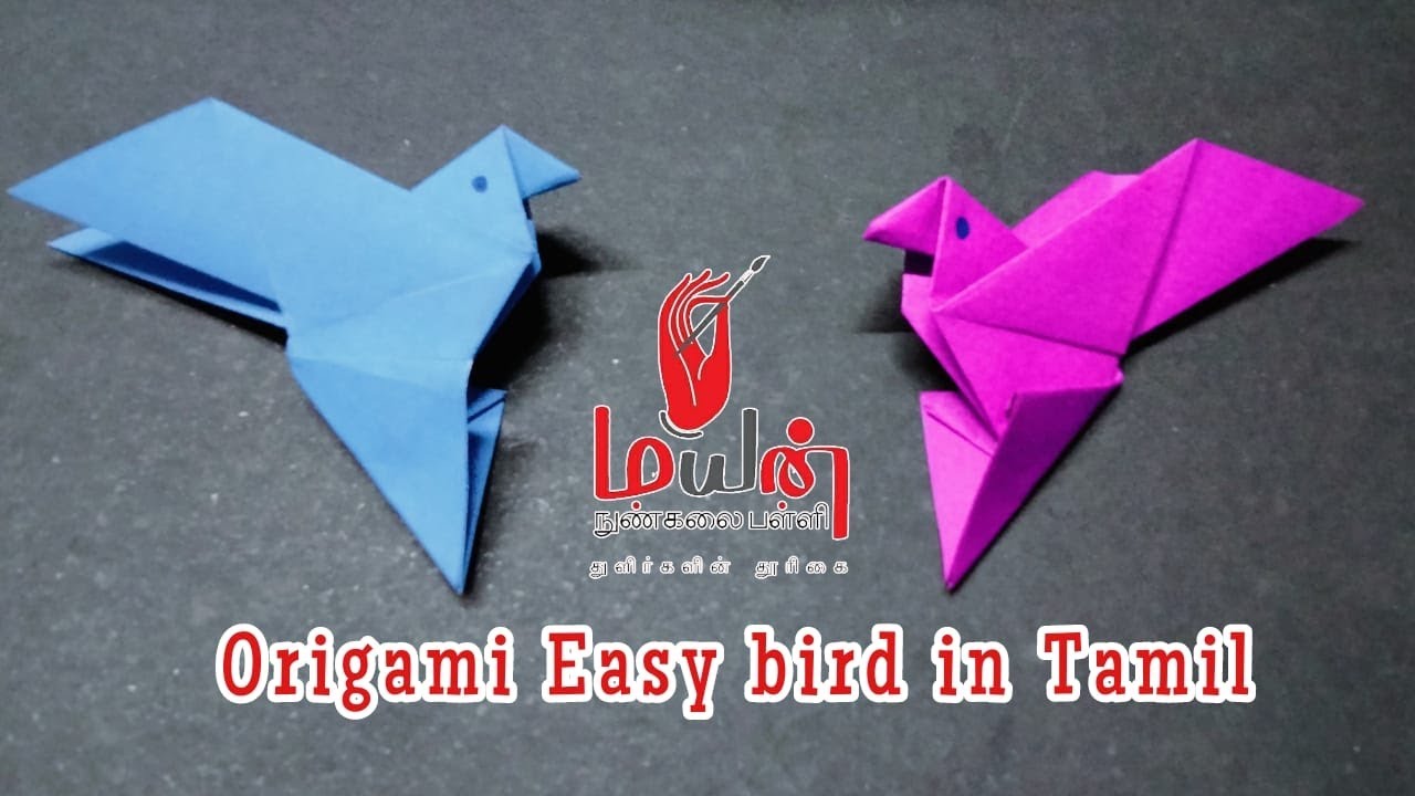 how-to-make-easy-origami-bird-step-by-step-mayan-tamil-youtube