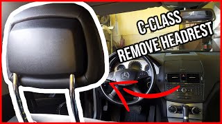 Removing Mercedes Headrests (CClass)