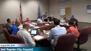Dell Rapids City Council - 8/6/18