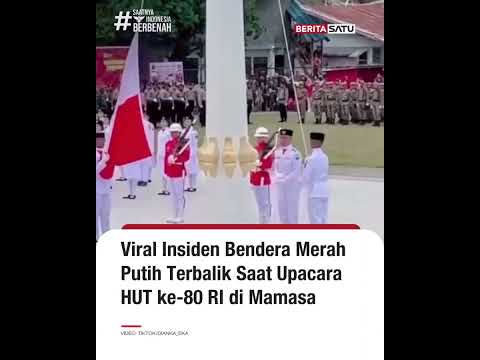 TEGANG! Insiden Pengibaran Bendera Terjadi di Lapangan Kondosapata, Sulawesi Barat #beritasatu