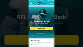 NFL FANTASY app overview & how to use screenshot 2