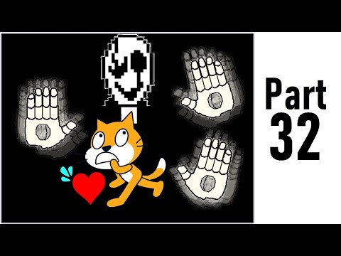 Scratch] Sans`s attack custom myself! [undertale fangame] 